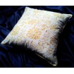 Throw Pillow Cushion Case Fortuny Fabric Yellow and White Cimarosa Pattern