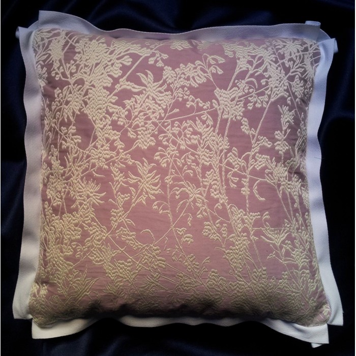 Rubelli Hazy Moon Jacquard Fabric Throw Flanged Pillow Cushion Cover