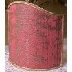 Clip On Shield Shade Raspberry Pink and Gold Rubelli Venier Jacquard Fabric Mini Lampshade