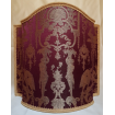 Venetian Lampshade in Rubelli Silk Lampas Brocade Fabric Amethyst Aida Pattern Half Lamp Shade