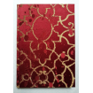 Carnet de Notes Couverture Tissu Lampas de Soie Rubelli Morosini Rouge et Or