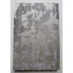 Rubelli Fabric Covered Journal Hardcover Notebook Silk Jacquard Ivory & Silver Les Indes Galantes Pattern