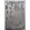 Quaderno con Copertina Rivestita in Tessuto Jacquard di Seta Rubelli Les Indes Galantes Avorio e Argento