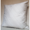 Throw Pillow Case Fortuny Fabric Ivory & Gold Onde Pattern