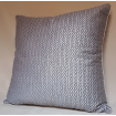 Throw Pillow Cushion Cover Fortuny Fabric Black & Silver Tapa Pattern