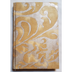 Quaderno con Copertina Rivestita in Tessuto Fortuny Caravaggio Oro