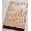 Carnet de Notes Couverture Tissu Fortuny Barberini Orange et Or