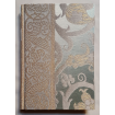 Quaderno con Copertina Rivestita in Tessuto Lampasso di Seta Rubelli Vignola Verde e Oro