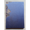 Quaderno con Copertina Rivestita in Tessuto Lampasso di Seta Rubelli Sherazade Blu Viola