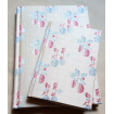 Rubelli Fabric Covered Journal Hardcover Notebook Silk Liseré Fragole Pattern