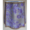 Fancy Square Lampshade Fortuny Fabric Royal Purple & Silvery Gold Carnavalet Pattern