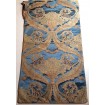 Luxury Table Runner Rubelli Silk Bracaded Damask Blue Sandokan Pattern
