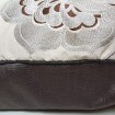 Throw Pillow Case Silk Brocade Rubelli Fabric Silver Pantalon Pattern