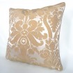 Throw Pillow Case Rubelli Fabric Cream Silk Damask Bestegui Pattern