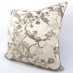 Ivory & Gold Silk Brocade Madama Butterfly Rubelli  Fabric Throw Pillow Cushion Cover