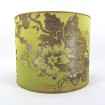 Drum Lampshade Jade Green Silk Brocade Rubelli Fabric Lady Hamilton Pattern