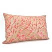 Throw Pillow Case Fortuny Fabric Coral Haze & Silvery Gold Melagrana Pattern