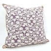 Throw Pillow Case Fortuny Fabric Deep Carmine & Vintage Rose Tzin Pattern