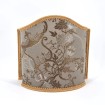 Venetian Lampshade in Rubelli Silk Lampas Silver Madama Butterfly Pattern