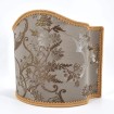 Venetian Lampshade in Rubelli Silk Lampas Silver Madama Butterfly Pattern