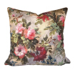 Floral Pillow Cover Rubelli Printed Fabric Autumn Violetta Pattern