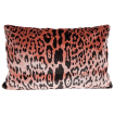 Decorative Pillow Case Luigi Bevilacqua Pink Velvet Leopardo Pattern