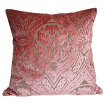 Decorative Pillow Case Luigi Bevilacqua Antique Pink Velvet Da Vinci Pattern