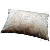 Lumbar Throw Pillow Cushion Cover Ivory and Gold Silk Brocade Rubelli Fabric Dorian Gray Pattern