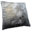 Throw Pillow Cushion Cover Silver and Gold Silk Brocade Rubelli Fabric Dorian Gray Pattern
