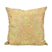Decorative Pillow Cushion Cover Fortuny Fabric Bayou Green & Gold Sevigne Pattern