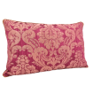 Throw Pillow Cushion Cover Rubelli Fabric Cardinal Red Silk Damask Ruzante Pattern