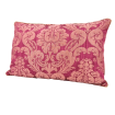 Throw Pillow Cushion Cover Rubelli Fabric Cardinal Red Silk Damask Ruzante Pattern