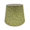 Empire Lamp Shade in Fortuny Fabric Sainte Chapelle Green and Gold Texture