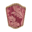 Wall Sconce Venetian Clip On Shield Shade Rubelli Ruzante Cardinal Silk Damask Fabric