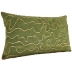 Decorative Pillow Case Fortuny Fabric Sainte Chapelle Pattern Green & Gold Texture