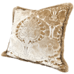 Decorative Pillow Case Luigi Bevilacqua Ivory Silk Heddle Velvet Torcello Pattern
