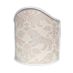 Wall Sconce Clip-On Shield Shade Fortuny Fabric Richelieu Monotones Half Lampshade