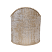 Clip-On Lamp Shade Sand and Gold Rubelli Venier Jacquard Fabric