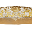 Fodera per Cuscino in Tessuto Jacquard di Seta Rubelli Les Indes Galantes Oro