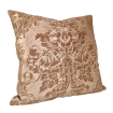 Fortuny Fabric Throw Pillow Case Tortoise & Gold Dandolo Pattern