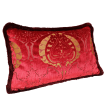 Decorative Pillow Case Luigi Bevilacqua Red Silk Heddle Velvet Torcello Pattern