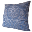 Fortuny Fabric Throw Pillow Cover Barberini Blue Navy Monotones Texture