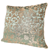 Green & Gold Silk Jacquard Les Indes Galantes Rubelli  Fabric Throw Pillow Cushion Cover