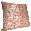 Throw Pillow Cushion Cover Fortuny Fabric Rust & Gold Sevigne Pattern