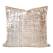 Sand and Gold Throw Pillow Cushion Cover Rubelli Jacquard Fabric Venier Pattern