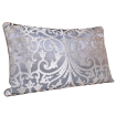 Throw Pillow Cover Silk Jacquard Rubelli Fabric Dust Grey Serlio Pattern