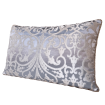 Throw Pillow Cover Silk Jacquard Rubelli Fabric Dust Grey Serlio Pattern