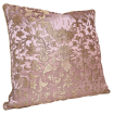 Fodera per Cuscino in Tessuto Jacquard di Seta Rubelli Les Indes Galantes Rosa e Oro