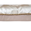 Rubelli Sandokan Ivory Silk Damask Fabric Throw Pillow Cushion Cover