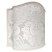Venetian Lampshade in Rubelli Silk Damask Fabric Ivory Ruzante Pattern